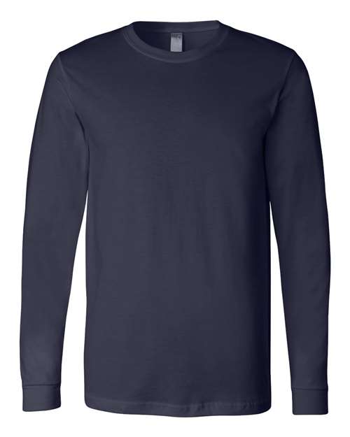 BELLA + CANVAS Unisex Jersey Long Sleeve Tee (Part 2 of 4) - Navy