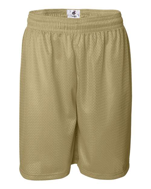 Badger Men's Pro Mesh 9" Shorts (Part 2 of 2) - Vegas Gold