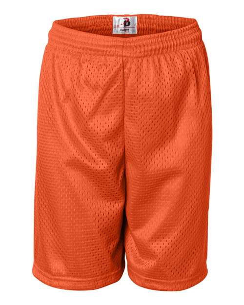 Badger Youth Pro Mesh 6" Shorts - Burnt Orange