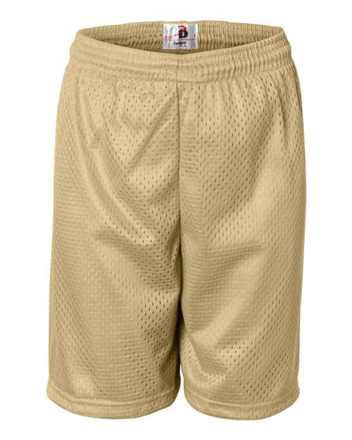 Badger Youth Pro Mesh 6" Shorts - Vegas Gold