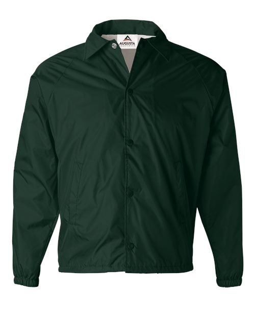 Augusta Sportswear Men's Coach's Jacket (Part 1 of 2) - Dark Green