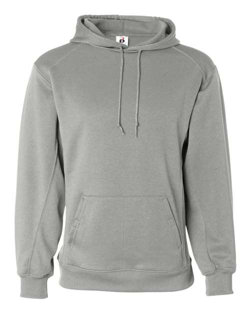 Badger Men's Performance Fleece Hooded Sweatshirt (Part 2 of 2) - Silver
