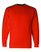 Bayside Unisex USA-Made Crewneck Sweatshirt (Part 1 of 2) - Bright Orange