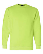 Bayside Unisex USA-Made Crewneck Sweatshirt (Part 1 of 2) - Lime Green