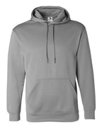 Augusta Sportswear Men's Wicking Fleece Hooded Sweatshirt (Part 1 of 2) - Athletic Grey