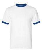Augusta Sportswear Unisex 50/50 Ringer T-Shirt (Part 2 of 2) - White/ Royal