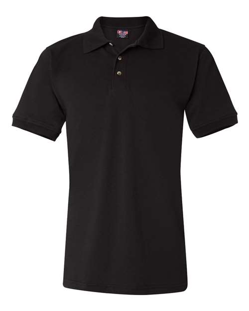 Bayside Unisex USA-Made Polo - Black