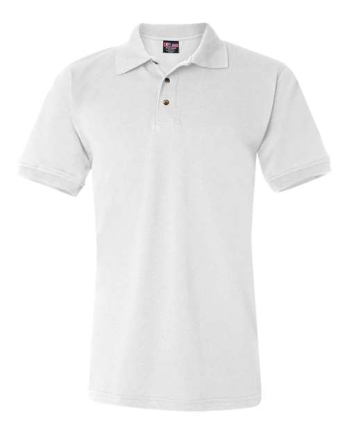 Bayside Unisex USA-Made Polo - White