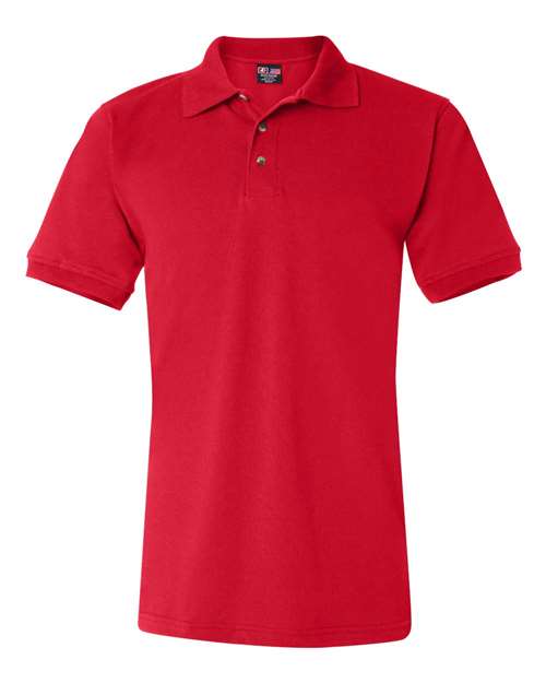 Bayside Unisex USA-Made Polo - Red