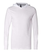 BELLA + CANVAS Unisex Jersey Hooded Long Sleeve Tee - White
