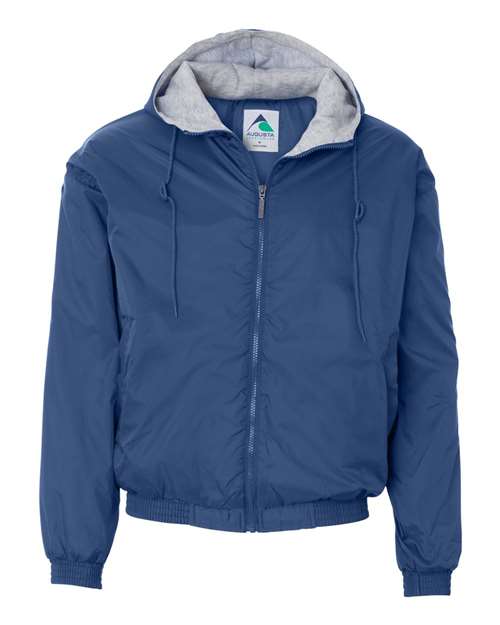 Augusta Sportswear Unisex Fleece Lined Hooded Jacket - Royal