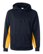 Badger Men's Performance Fleece Hooded Sweatshirt (Part 2 of 2) - Navy/ Gold