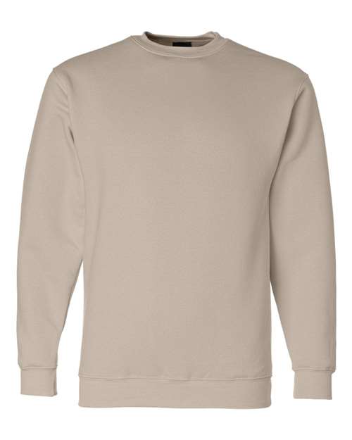 Bayside Unisex USA-Made Crewneck Sweatshirt (Part 2 of 2) - Sand