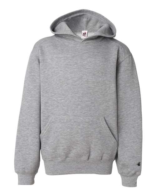 Badger Youth Hooded Sweatshirt - Oxford