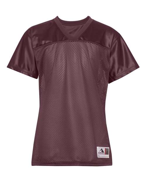 Augusta Sportswear Women's Junior Fit Stadium Replica Football Jersey - Maroon