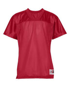 Augusta Sportswear Women's Junior Fit Stadium Replica Football Jersey - Red