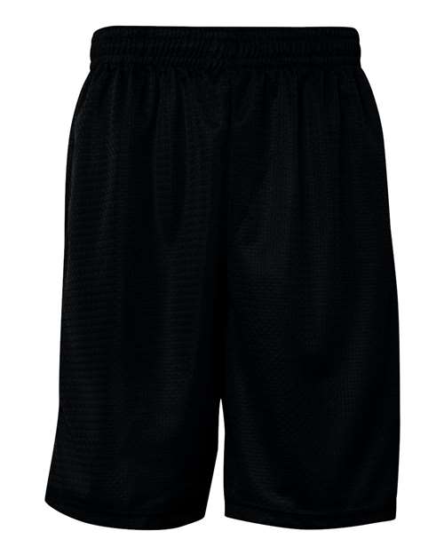 Badger Men's Pro Mesh 9" Shorts with Pockets - Black