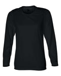 Badger Women's B-Core Long Sleeve T-Shirt (Part 1 of 2) - Black