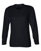 Badger Women's B-Core Long Sleeve T-Shirt (Part 1 of 2) - Black