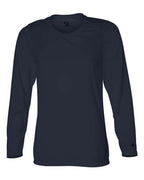 Badger Women's B-Core Long Sleeve T-Shirt (Part 1 of 2) - Navy