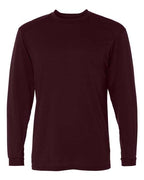 Badger Men's B-Tech Cotton-Feel Long Sleeve T-Shirt - Maroon