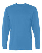 Badger Men's B-Tech Cotton-Feel Long Sleeve T-Shirt - Columbia Blue