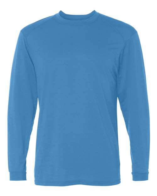 Badger Men's B-Tech Cotton-Feel Long Sleeve T-Shirt - Columbia Blue