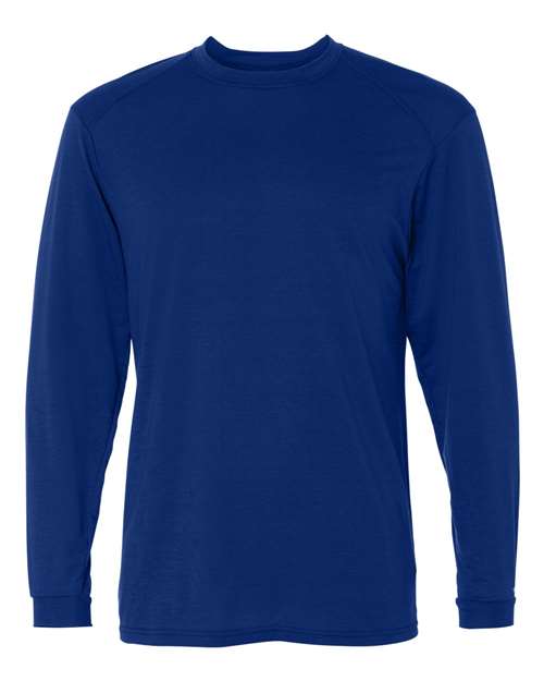 Badger Men's B-Tech Cotton-Feel Long Sleeve T-Shirt - Royal
