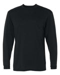 Badger Men's B-Tech Cotton-Feel Long Sleeve T-Shirt - Black
