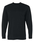 Badger Men's B-Tech Cotton-Feel Long Sleeve T-Shirt - Black