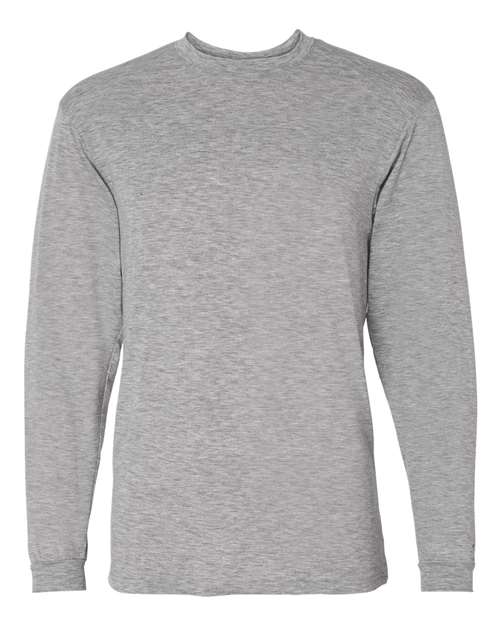 Badger Men's B-Tech Cotton-Feel Long Sleeve T-Shirt - Oxford