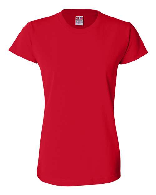 Bayside Women's USA-Made T-Shirt - Red