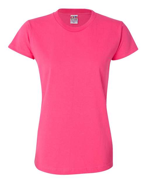 Bayside Women's USA-Made T-Shirt - Bright Pink