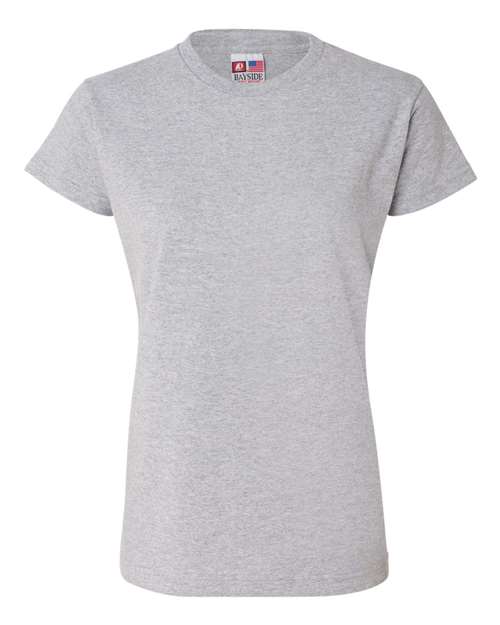 Bayside Women's USA-Made T-Shirt - Dark Ash