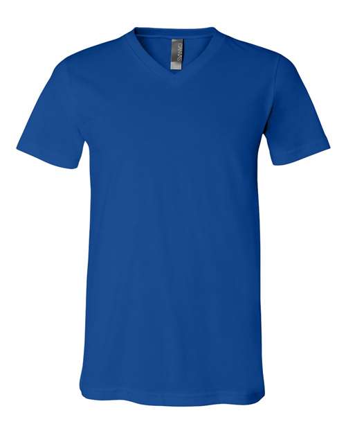 BELLA + CANVAS Unisex Jersey V-Neck Tee (Part 1 of 2) - True Royal