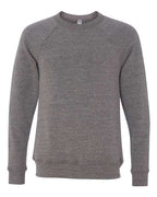 BELLA + CANVAS Unisex Sponge Fleece Raglan Crewneck Sweatshirt (Part 1 of 3) - Grey Triblend