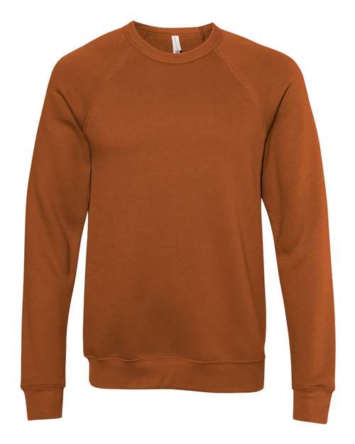BELLA + CANVAS Unisex Sponge Fleece Raglan Crewneck Sweatshirt (Part 1 of 3) - Autumn