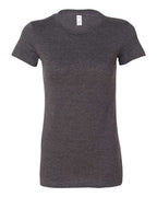 BELLA + CANVAS Women's Slim Fit Tee - Dark Grey Heather