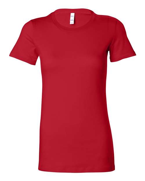 BELLA + CANVAS Women's Slim Fit Tee - Red