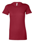BELLA + CANVAS Women's Slim Fit Tee - Cardinal