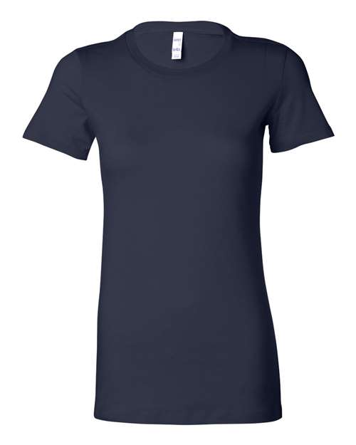 BELLA + CANVAS Women's Slim Fit Tee - Navy