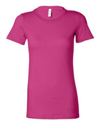 BELLA + CANVAS Women's Slim Fit Tee - Berry