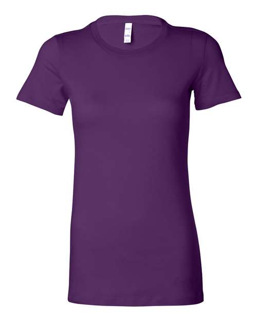 BELLA + CANVAS Women's Slim Fit Tee - Team Purple
