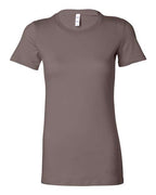 BELLA + CANVAS Women's Slim Fit Tee - Pebble Brown