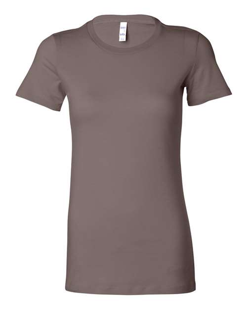 BELLA + CANVAS Women's Slim Fit Tee - Pebble Brown