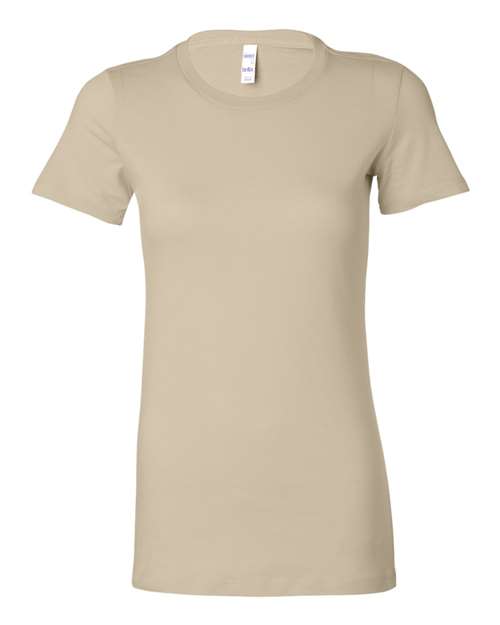 BELLA + CANVAS Women's Slim Fit Tee - Soft Cream