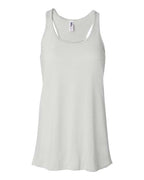BELLA + CANVAS Women's Flowy Racerback Tank - White