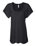 BELLA + CANVAS Women’s Flowy Raglan Tee - Black