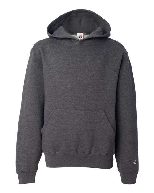 Badger Youth Hooded Sweatshirt - Charcoal