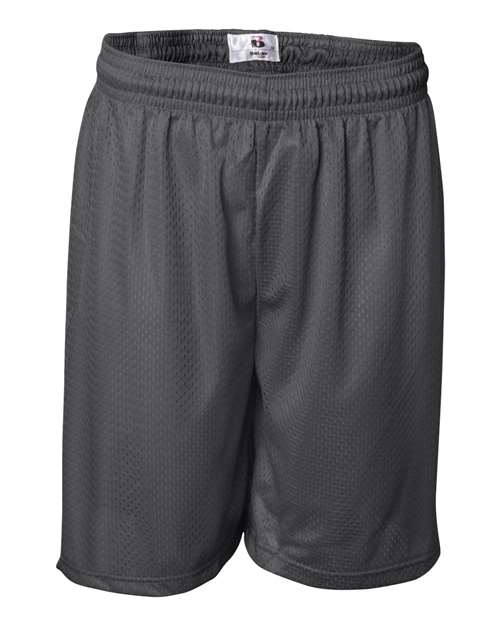 Badger Men's Pro Mesh 7" Shorts (Part 1 of 2) - Graphite